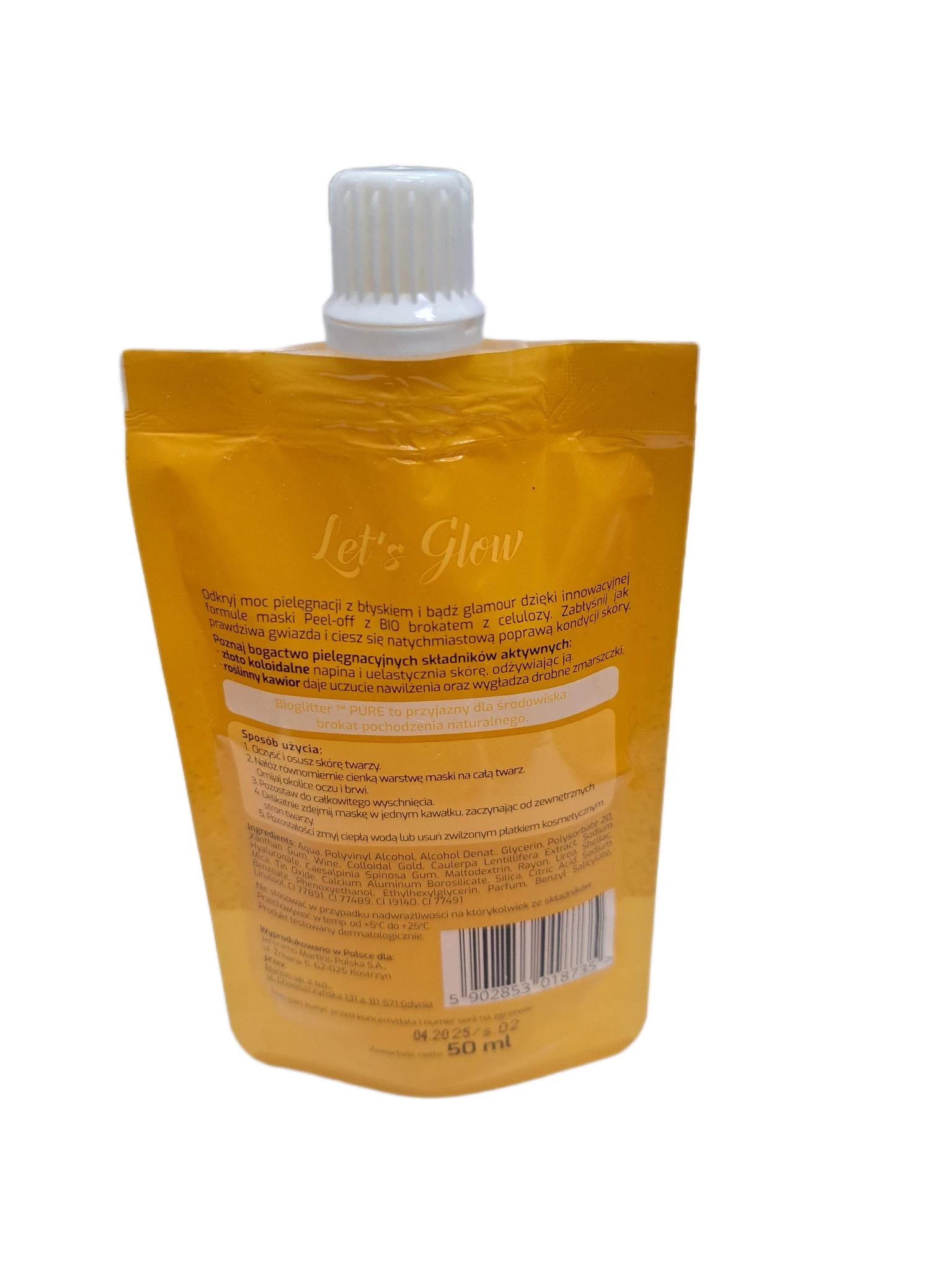 maseczka-peel-off-zlota-niuqi-przeciwstarzeniowa-stan-uzywany