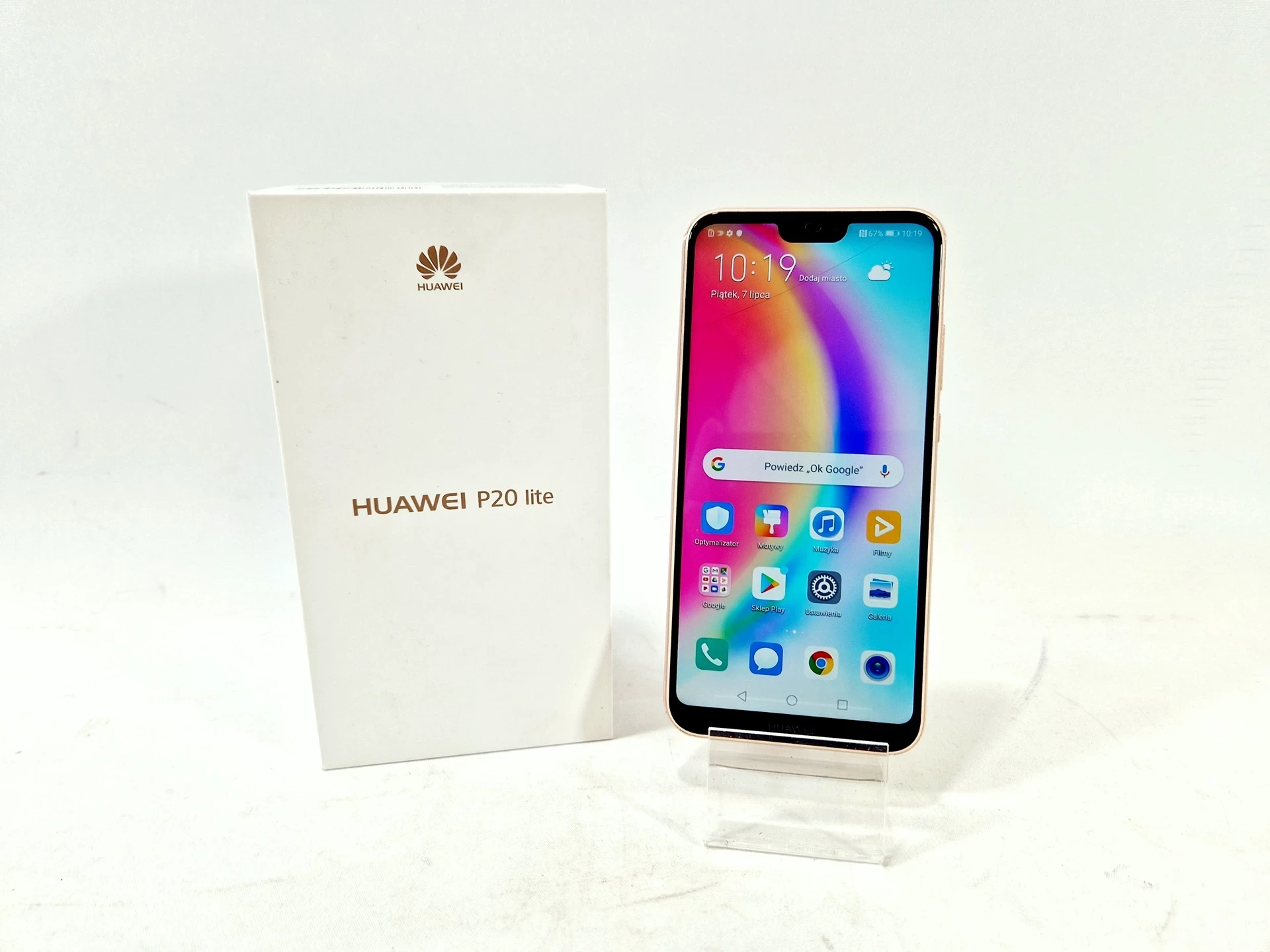 smartfon-huawei-p20-lite-464gb-rozowy-opis-stan-uszkodzony