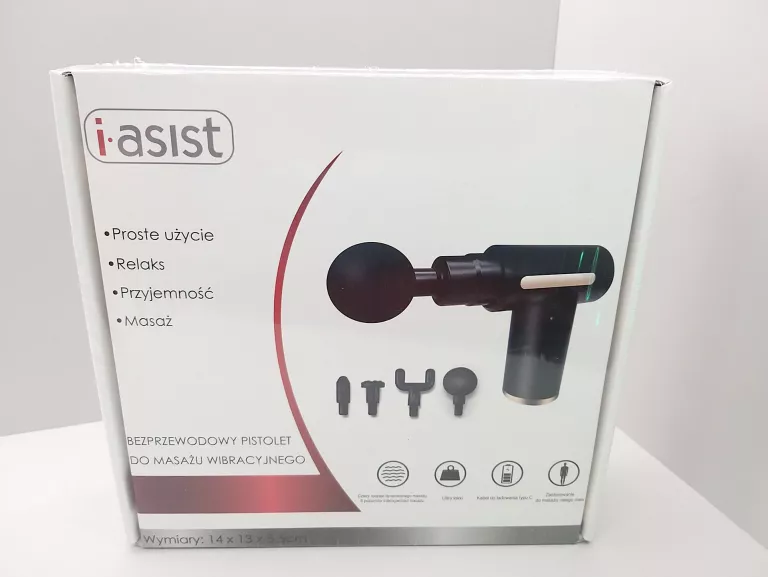 MASAŻER CIAŁA I ASIST PISTOLET MASAŻ WIBRACYJNY