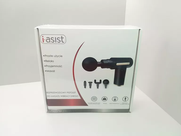 MASAŻER CIAŁA I ASIST PISTOLET MASAŻ WIBRACYJNY