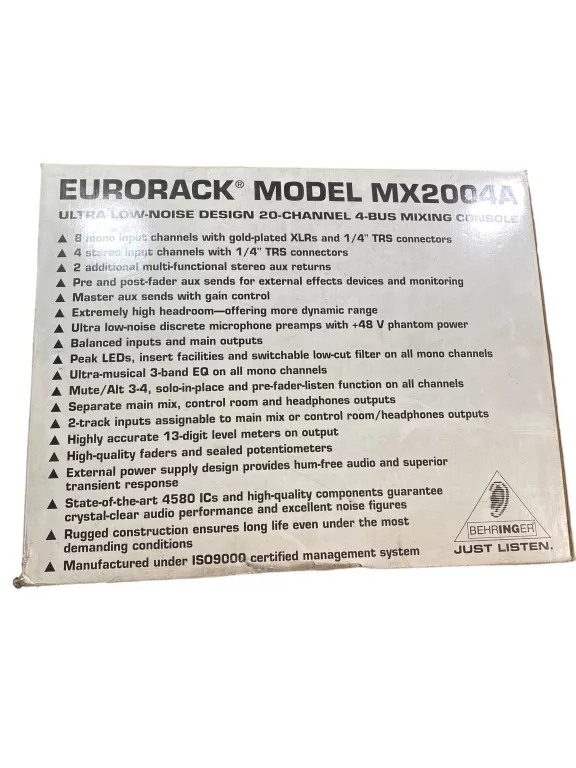 MIKSER ANALOGOWY BEHRINGER EURORACK MX2004A