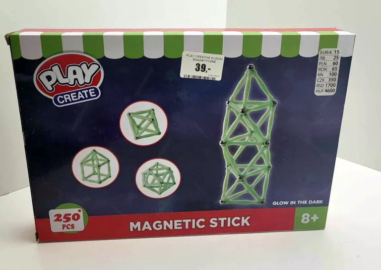PLAY CREATIVE KLOCKI MAGNETYCZNE