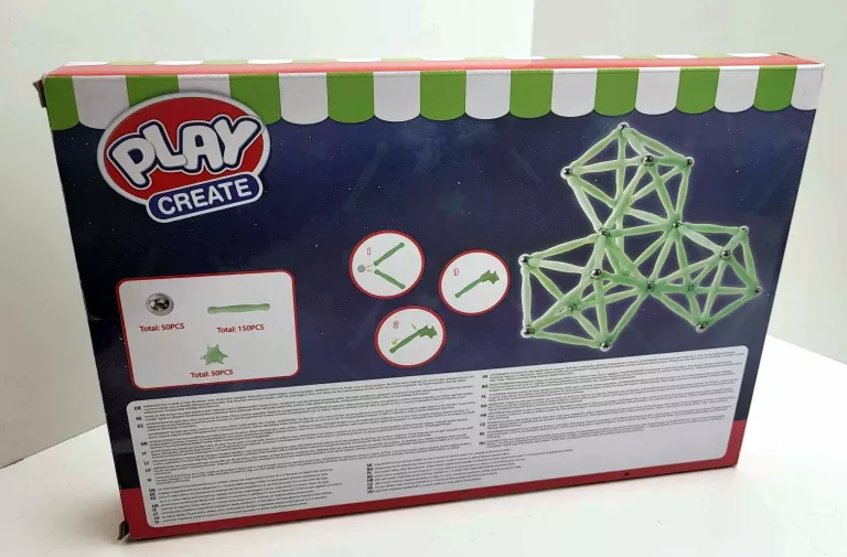 PLAY CREATIVE KLOCKI MAGNETYCZNE