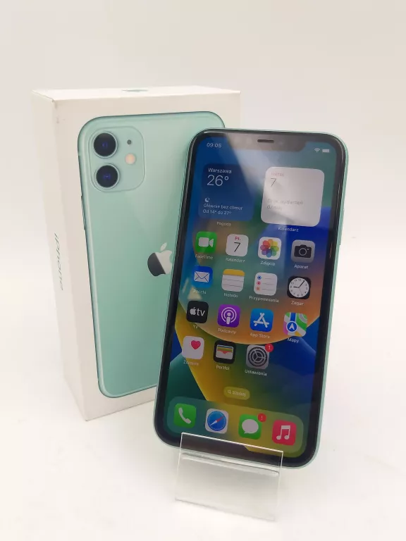 TELEFON IPHONE 11 64GB ZIELONY BATERIA 78 %