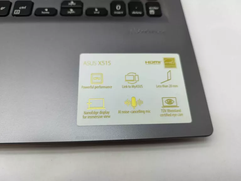 LAPTOP ASUS X515E 15,6" INTEL I3 /8GB RAM /256SSD