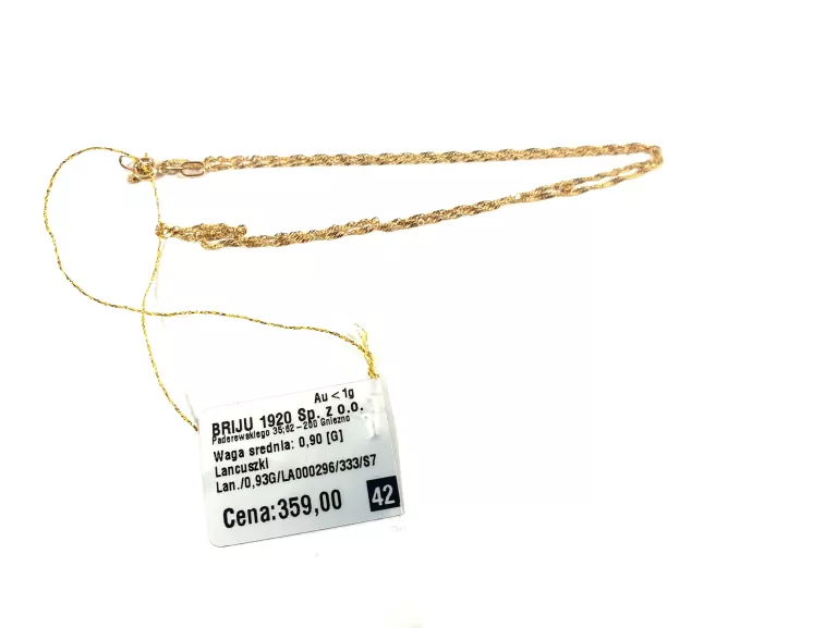 zloty-lancuszek-briju-333-42cm-marka-briju