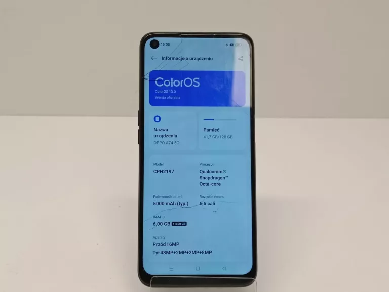 TELEFON OPPO A74 5G POBITY+ PUD