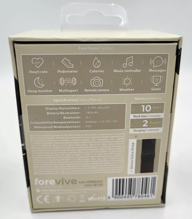 ZEGAREK SMARTWATCH FOREVER FOREVIVE SB-320