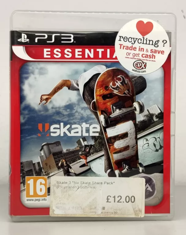 GRA NA PS3 SKATE 3