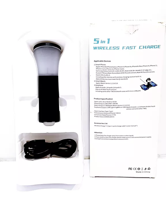 ŁADOWARKA BEZPRZEWODOWA LC5-LH5 FAST CHARGE