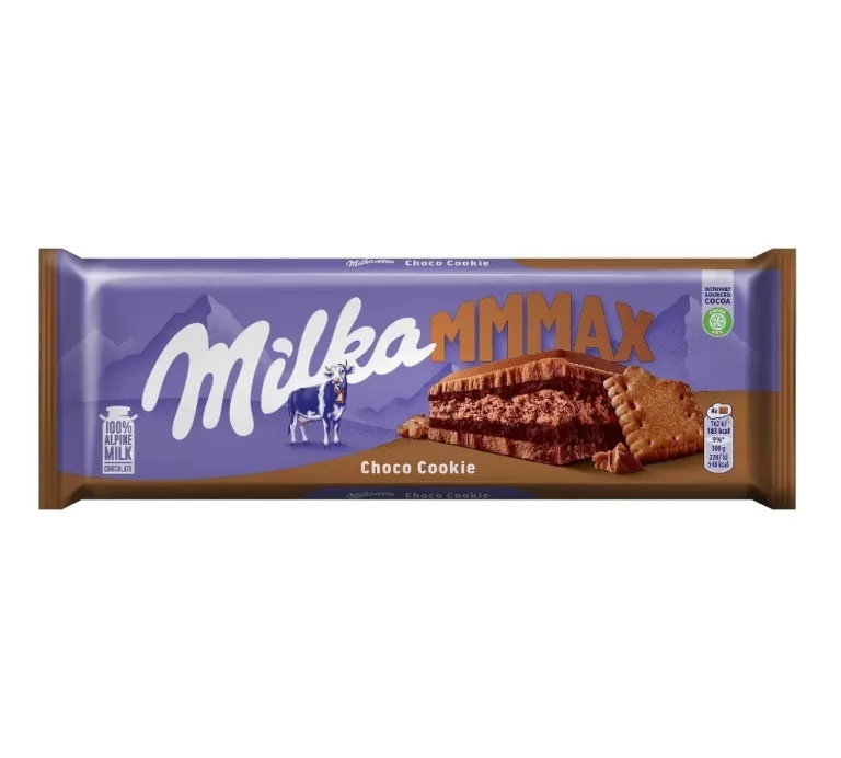 CZEKOLADA MLECZNA MILKA CHOCO COOKIE 300G