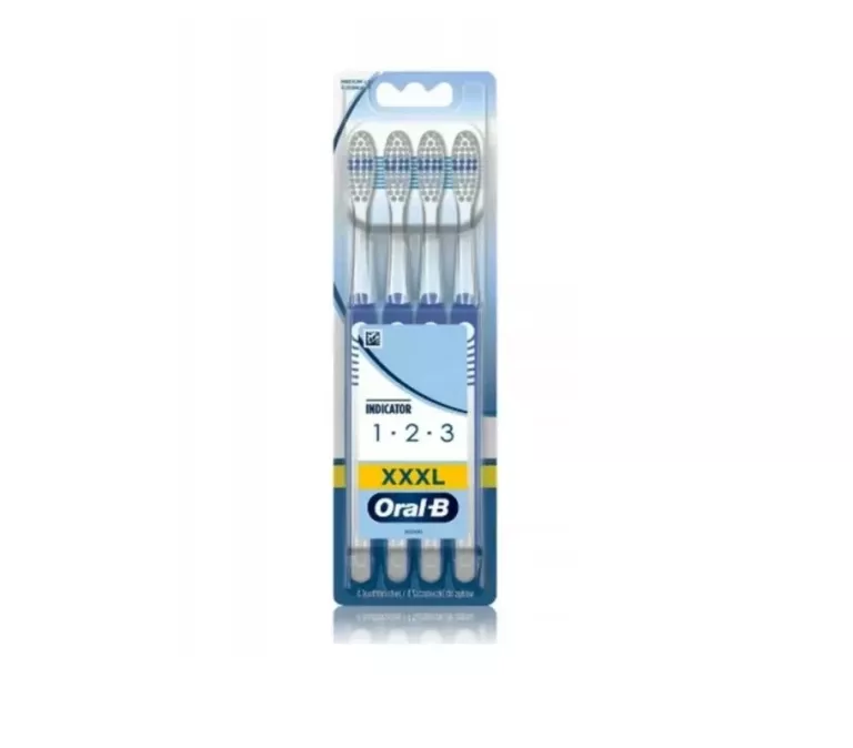 ORAL-B, 1.2.3 INDICATOR SZCZOTECZKA ŚREDNIA 4 SZT