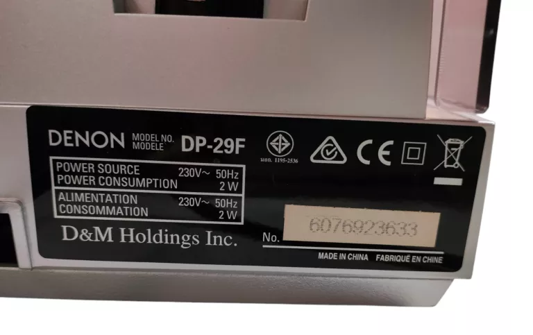 GRAMOFON DENON DP-29F