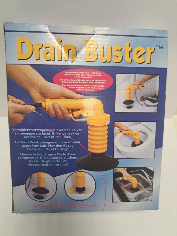 DRAIN BUSTER RĘCZNY PRZEPYCHACZ DO RUR
