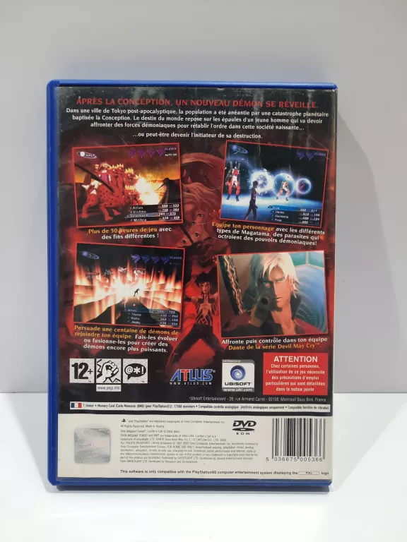 SHIN MEGAMI TENSEI LUCIFER CALL PS2