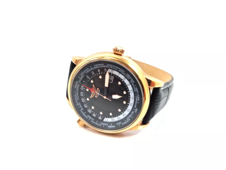 ZEGAREK MĘSKI AVIATOR PASEK