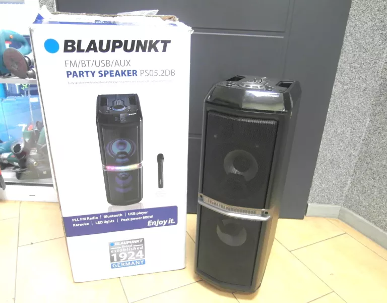 GŁOŚNIK PRZENOŚNY BLAUPUNKT PS05.2DB BT KARAOKE