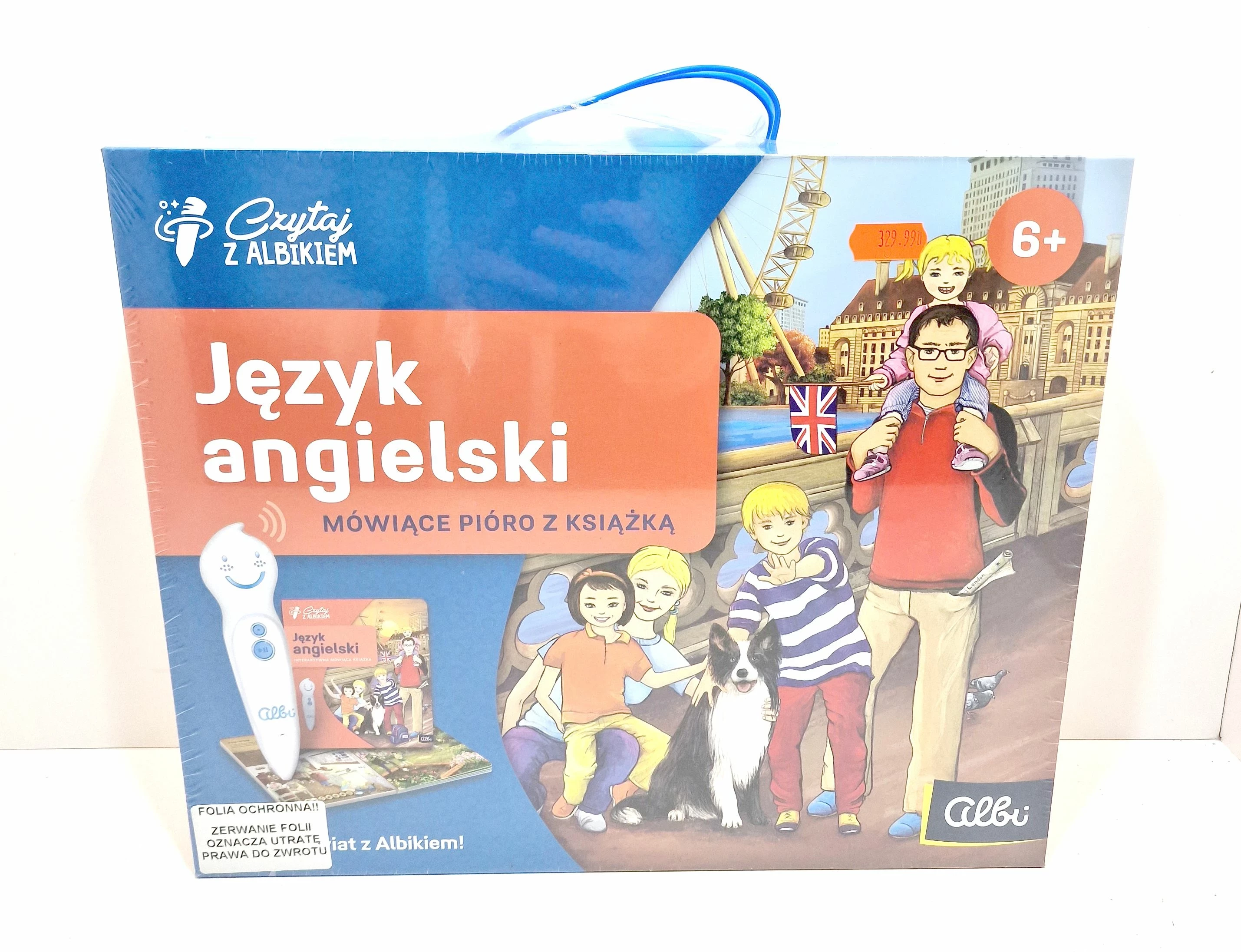 Czytaj Z Albikiem Pióro Język Angielski CZYTAJ Z ALBIKIEM. ZESTAW PIÓRO + JĘZYK ANGIELSKI | Książki dla dzieci