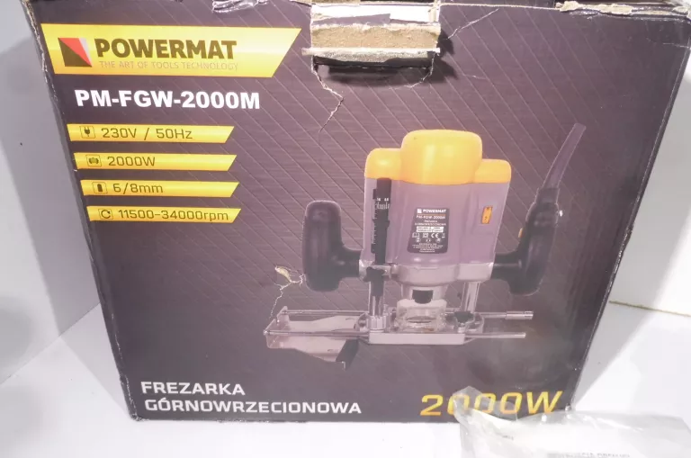 FREZARKA GÓRNOWRZECIONOWA POWERMAT PM-FGW-2000M