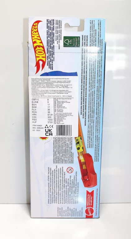 HOT WHEELS ZAKRĘCONA WYRZUTNIA + 1 AUTKO