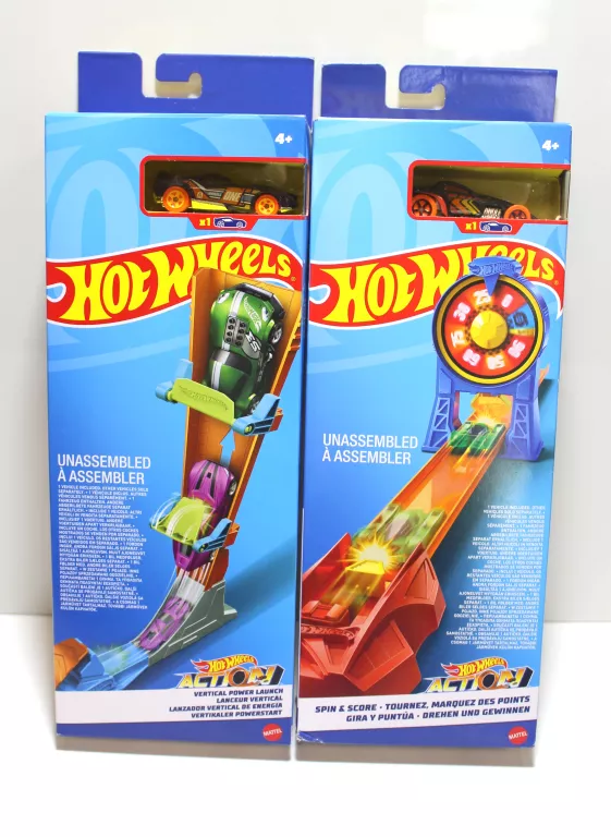 HOT WHEELS ZAKRĘCONA WYRZUTNIA + 1 AUTKO