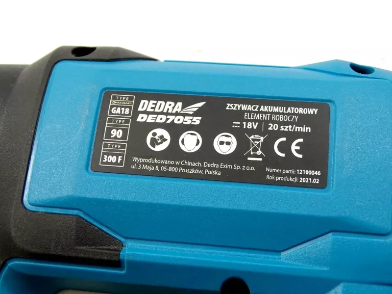 ZSZYWACZ AKUMULATOROWY DEDRA DED 7055 + PUDEŁKO