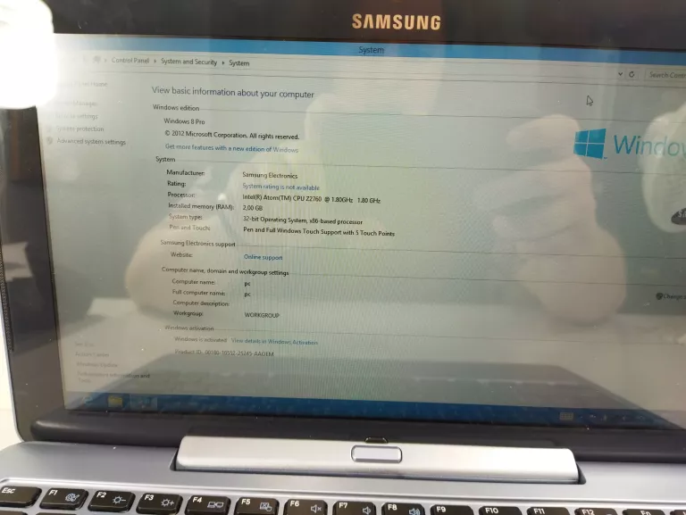 LAPTOP/TABLET SAMSUNG 500T + KLAWIATURA + TORBA
