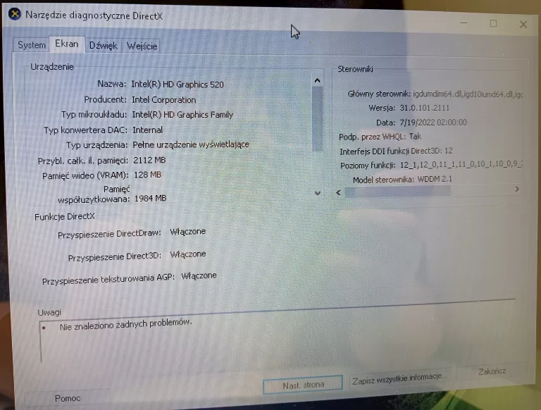 LAPTOP LENOVO IDEAPAD 110-15ISK ŁADOWARKA