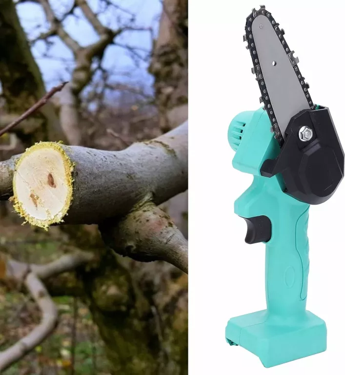 MINI PIŁA ŁAŃCUCHOWA POWER CHAINSAW C100 2X AKU