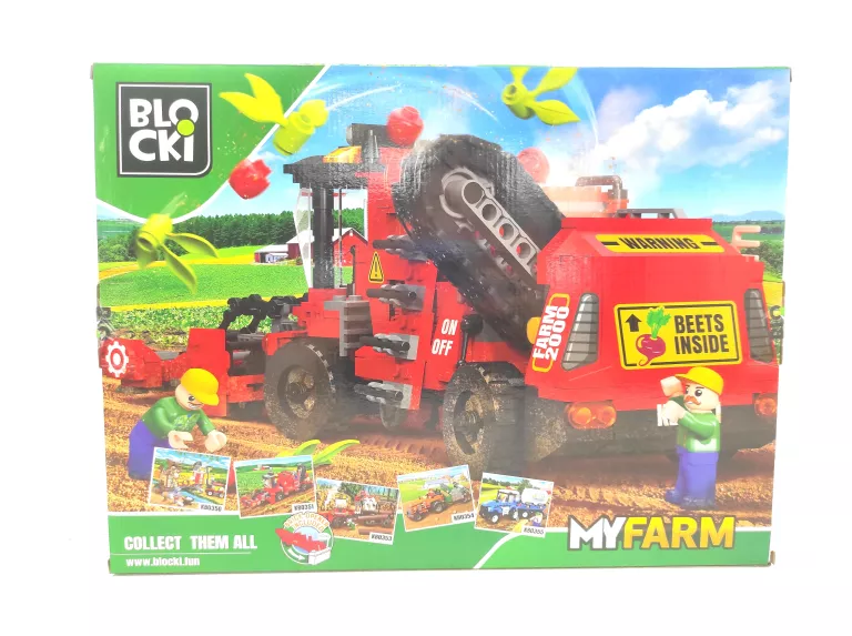 KLOCKI BLOCKI MYFARM KB0351 KOMBAJN DO BURAKÓW