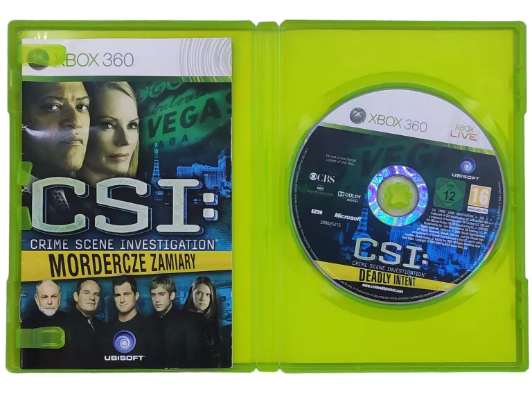 GRA XBOX 360 CSI: MORDERCZE ZAMIARY