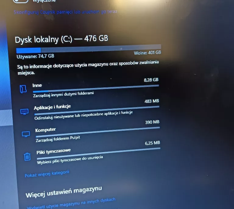 LAPTOP HP 15-DB110NY RYZEN 5 3500U 15,6" 476/12GB