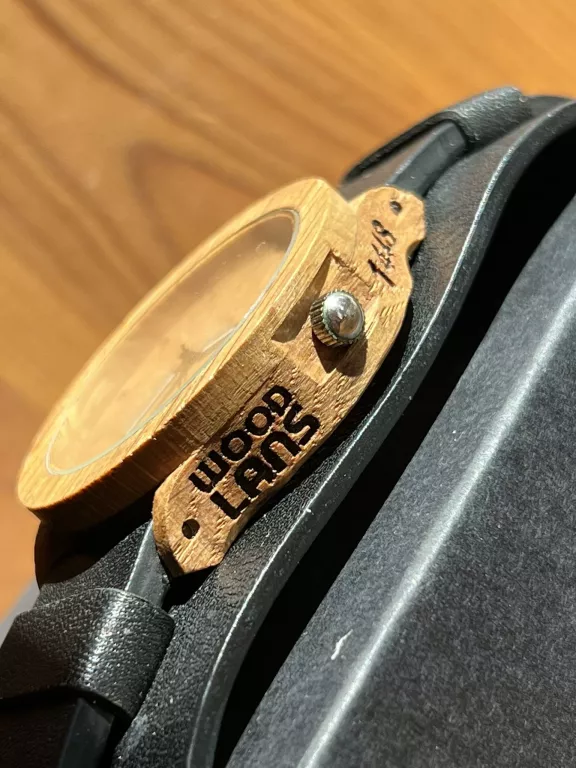 DREWNIANY ZEGAREK WOODLANS UNISEX ANALOG PASEK