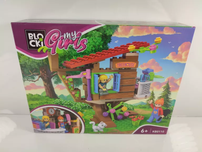 KLOCKI BLOCKI MYGIRLS KB0110 DOMEK NA DRZEWIE