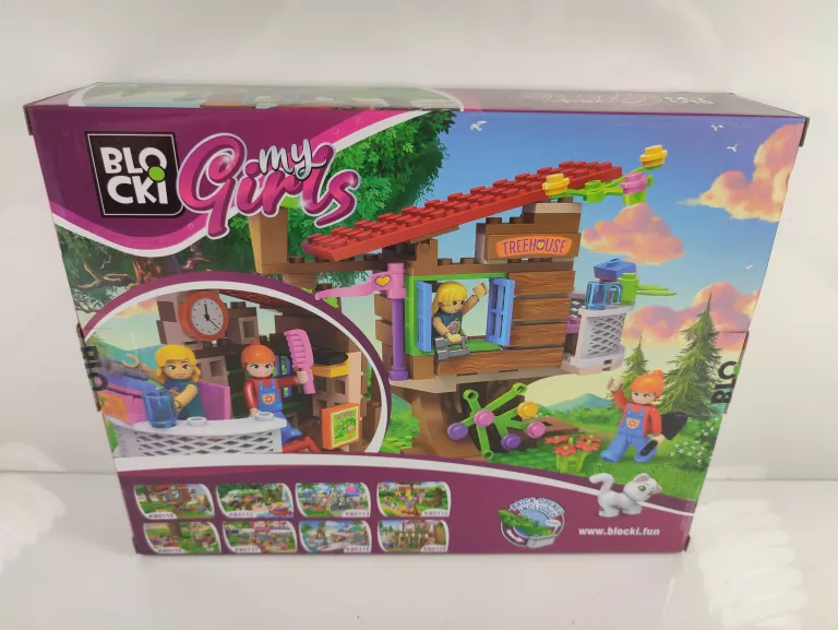 KLOCKI BLOCKI MYGIRLS KB0110 DOMEK NA DRZEWIE