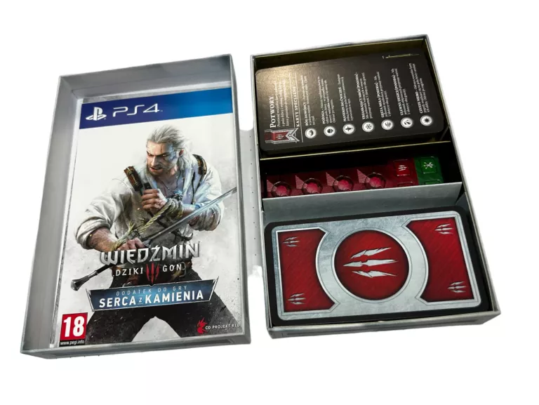 WIEDŹMIN DZIKI GON SERCA Z KAMIENIA PL PS4