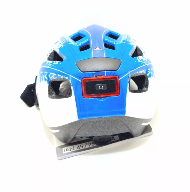 KASK ROWEROWY Z TYLNYM ŚWIATŁEM DLA DZIECI CRIVIT