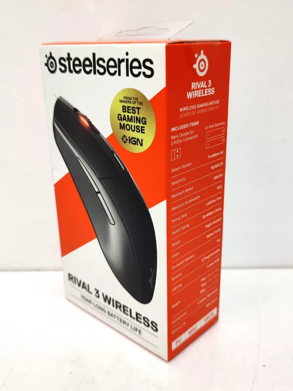 MYSZ GAMINGOWA STEELSERIES RIVAL 3 WIRELESS