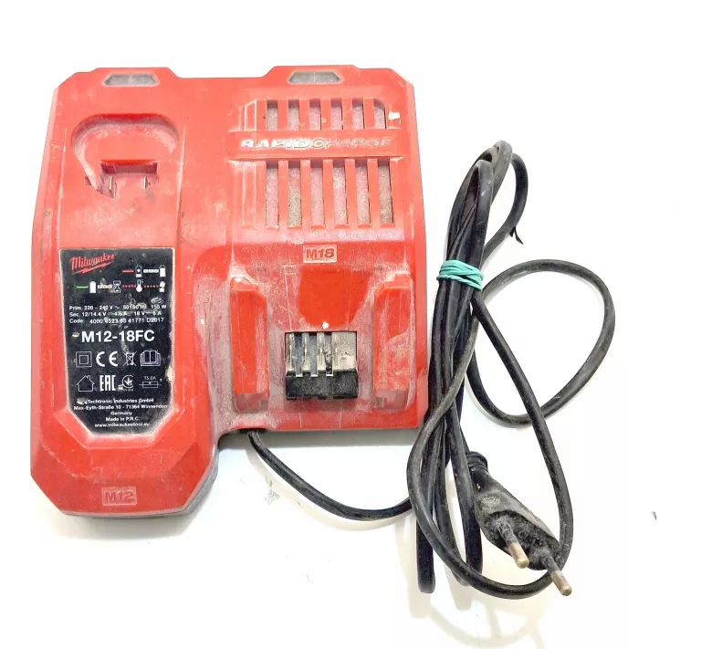 SZLIFIERKA KĄTOWA MILWAUKEE M18 + ŁADOWARKA