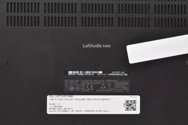 LAPTOP DELL LATITUDE 5480 I5 8/240