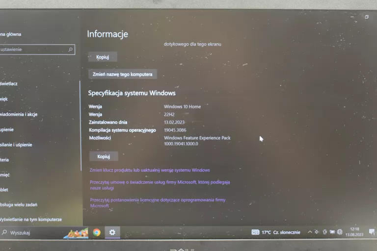 LAPTOP DELL LATITUDE 5480 I5 8/240