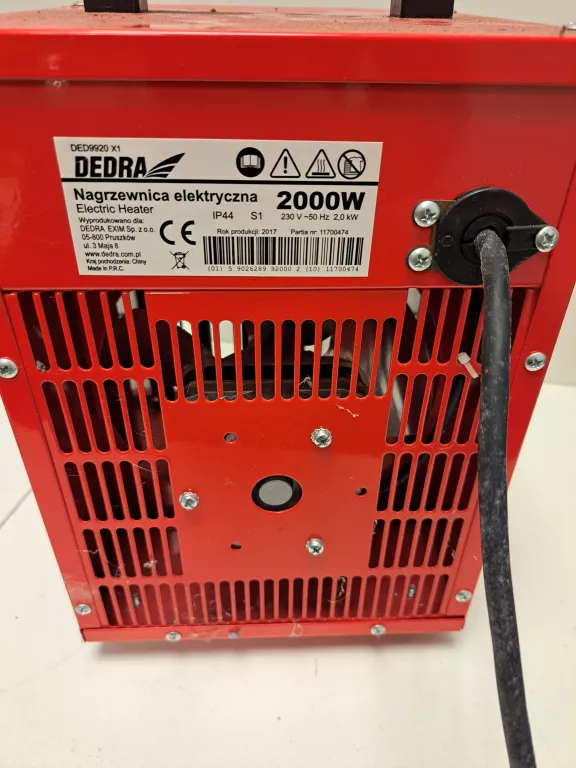 NAGRZEWNICA ELEKTRYCZNA DEDRA DED9920