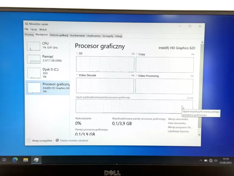 DELL XPS 13 9360 I5-7200U/8GBRAM/256GB SSD