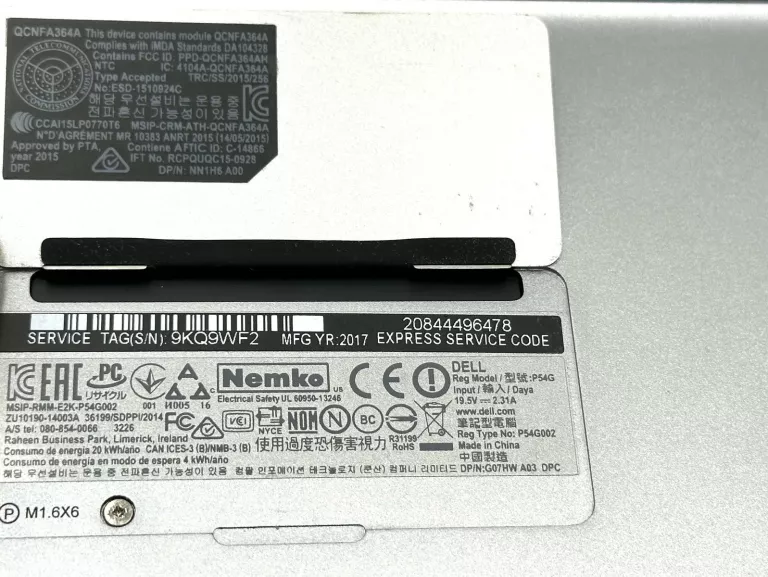DELL XPS 13 9360 I5-7200U/8GBRAM/256GB SSD