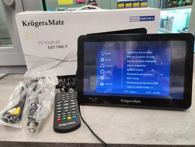 TELEWIZOR LCD KRUGER&MATZ KM0196-2 10,1"