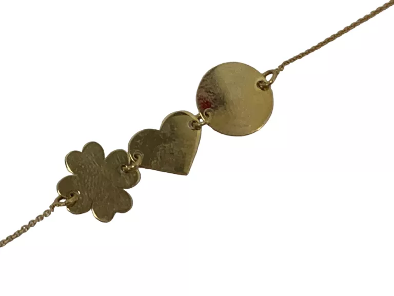 nowa-zlota-bransoletka-koniczynka-serce-kolko-zwyciestwa-59-gliwice-g1