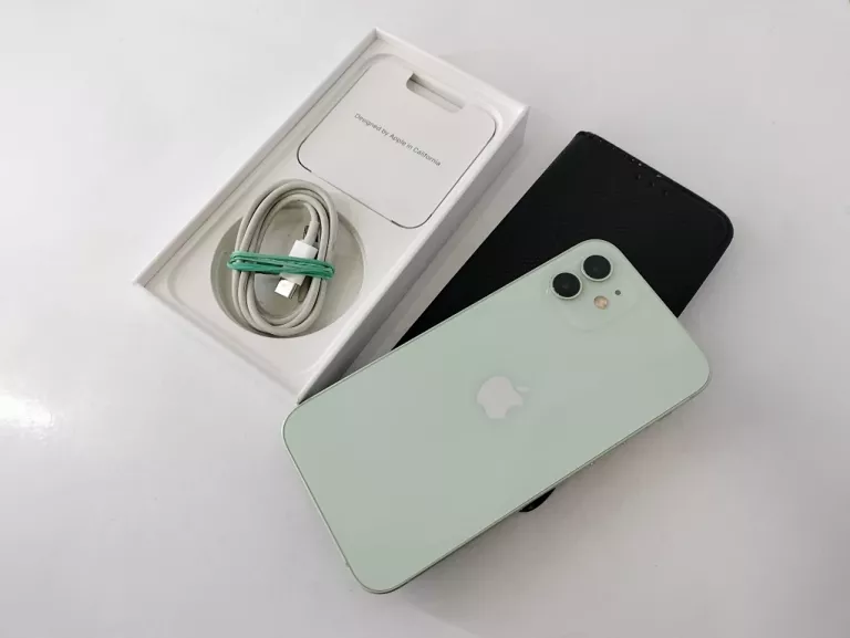 APPLE IPHONE 12 128GB 87% ZIELONY KOMPLET