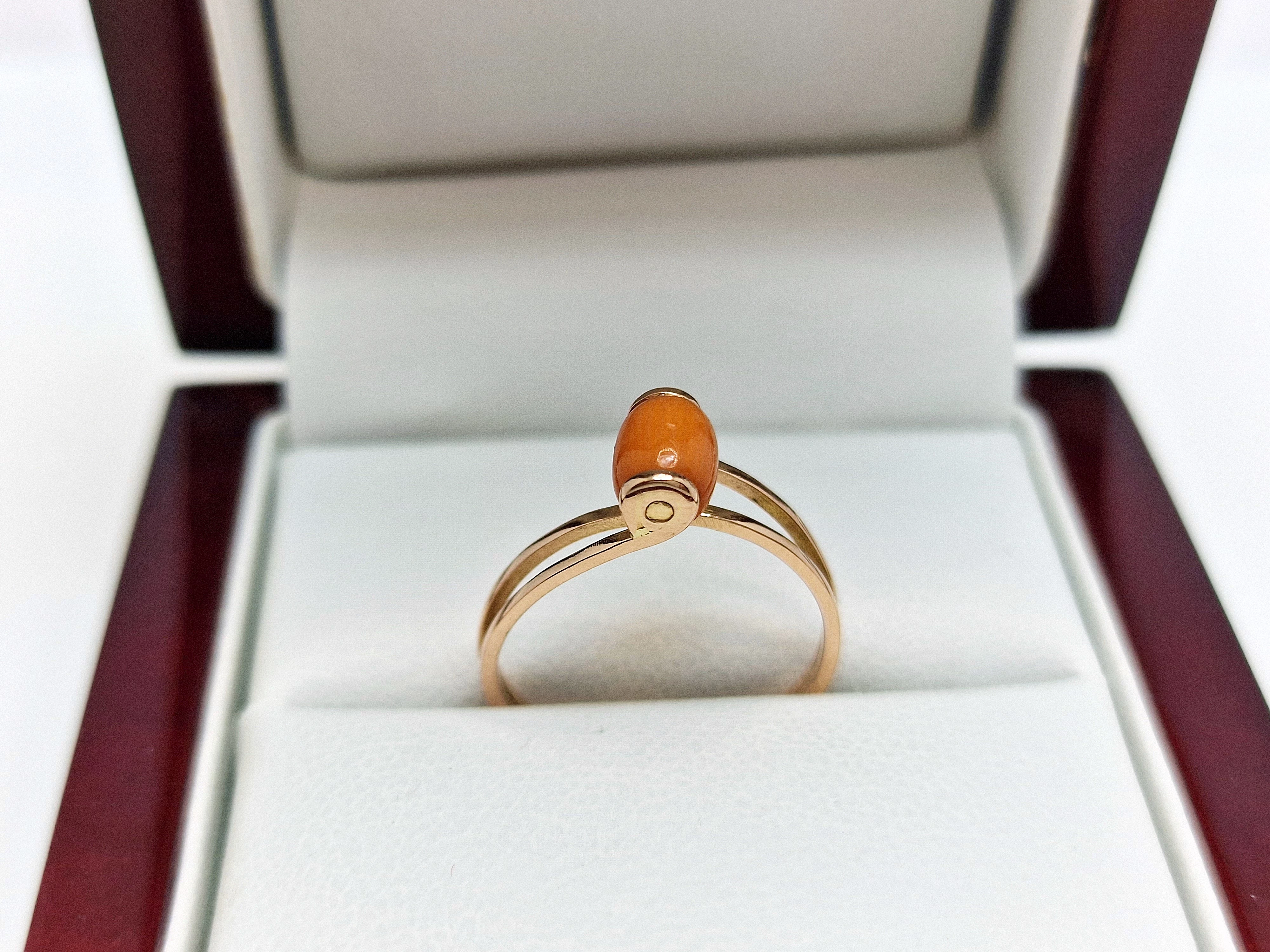 zloty-pierscionek-z-koralem-333-8k-r13-149g-rozmiarsrednica-wew-mm-131667