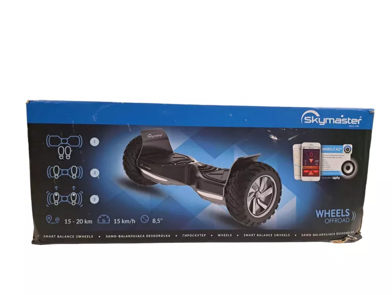ELEKTRYCZNA DESKOROLKA SKYMASTER WHEELS OFFROAD