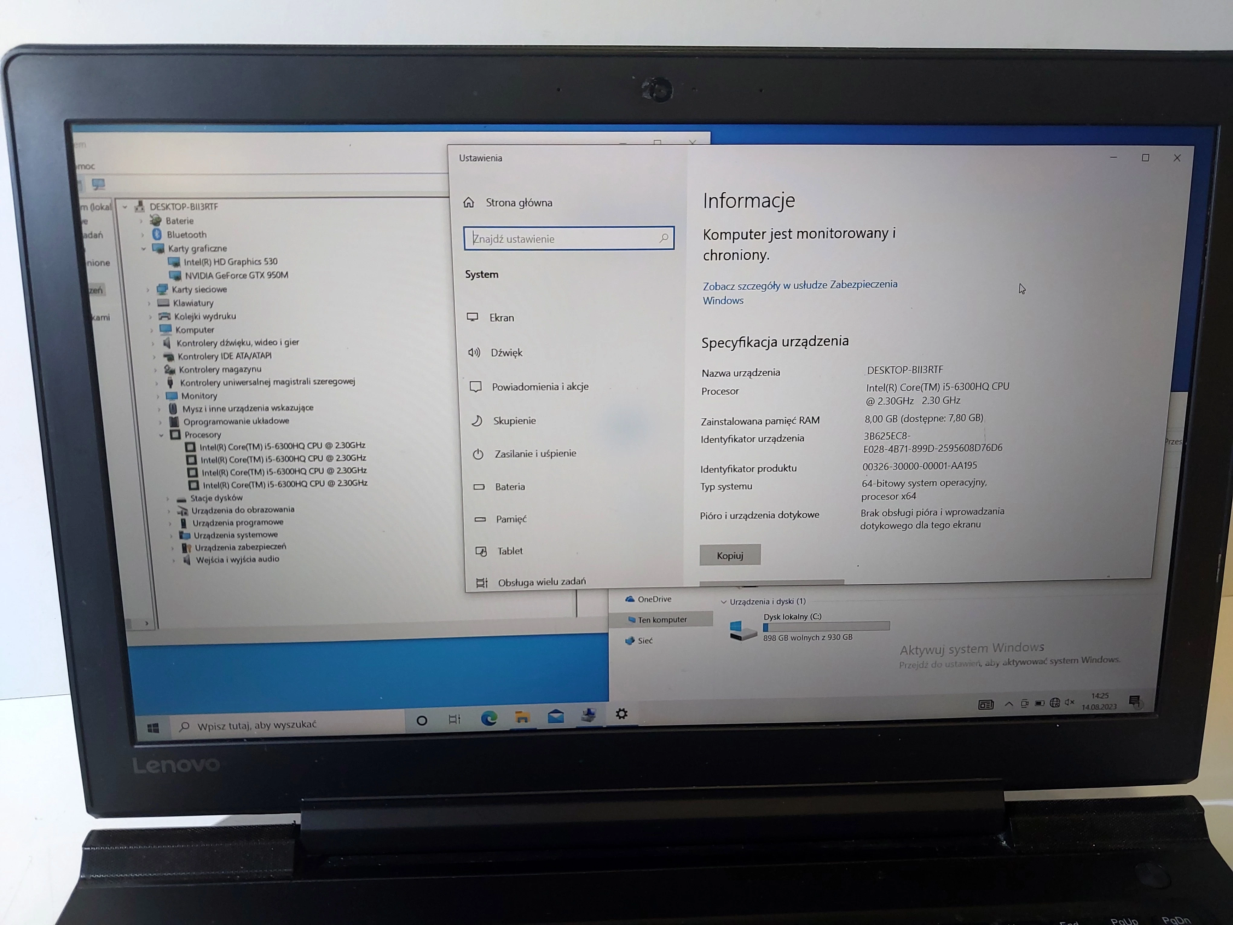 laptop-lenovo-700-15isk-8gb1tb-intel-i5-rozdzielczosc-px-1920-x-1080